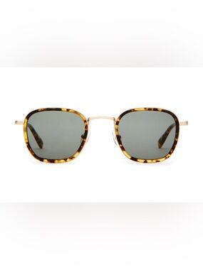 Crap Eyewear: Tortoiseshell Frame Sunglasses with Gold Metal Accents